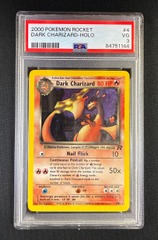 PSA 3 VERY GOOD Dark Charizard #4/82 Team Rocket Pokemon Graded Card